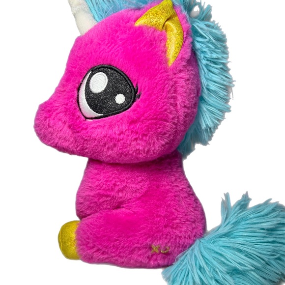 TIC TAC TOY XOXO Pink Unicorn Hugs Pre-owned No Box, does NOT light up - Picture 2 of 4